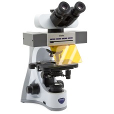 Microscope Trinocular (3-position 100/0, 50/50, 0/100), 30° Inclined, 360° rotating. Eyepieces: WF10X/22, B-510LD4 Optika Italy